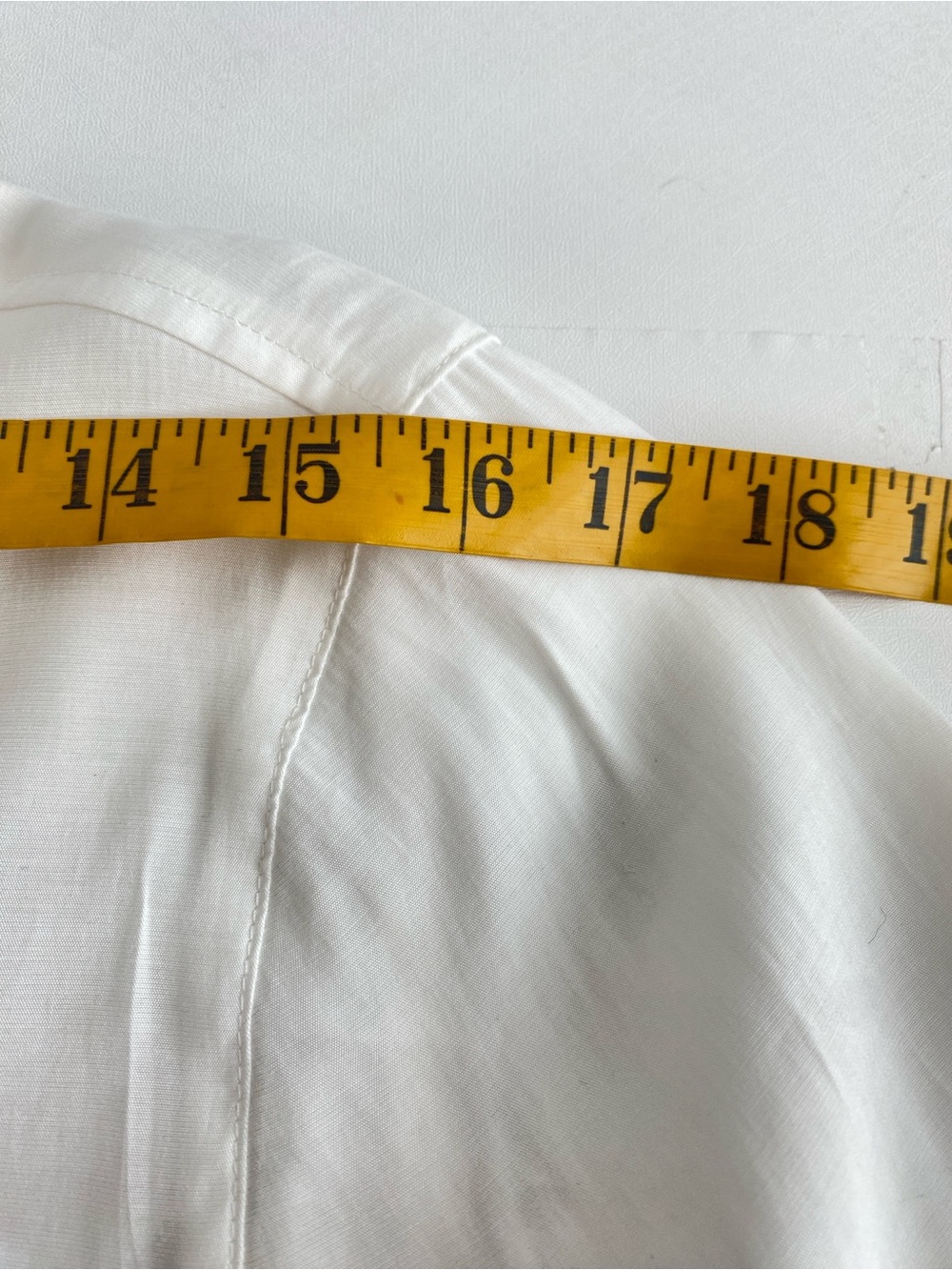 Chico's Ivory White Button Front Camp Shirt Size 1 Medium Roll Tab Sleeve Modal - Picture 14 of 16